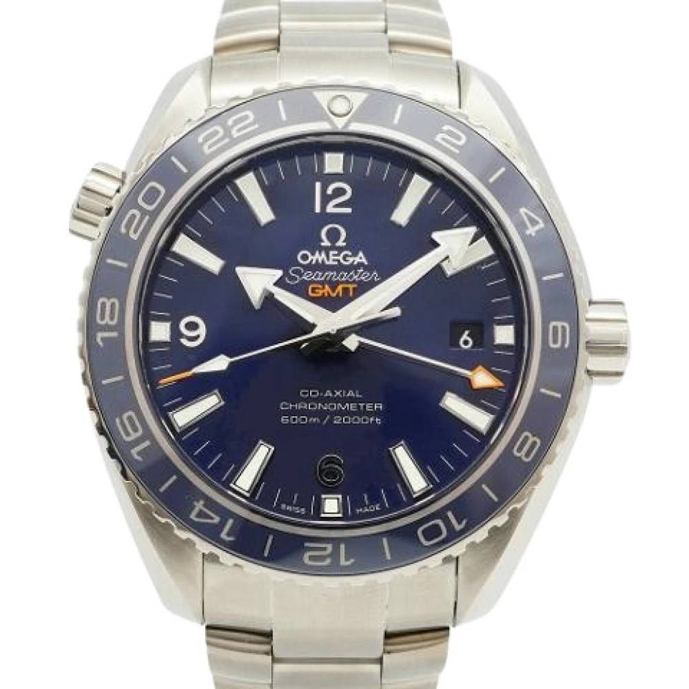 Omega Vintage, Vintage , Herr, ONE Size, Pre-owned Seamaster Planet Ocean GMT Armbandsur