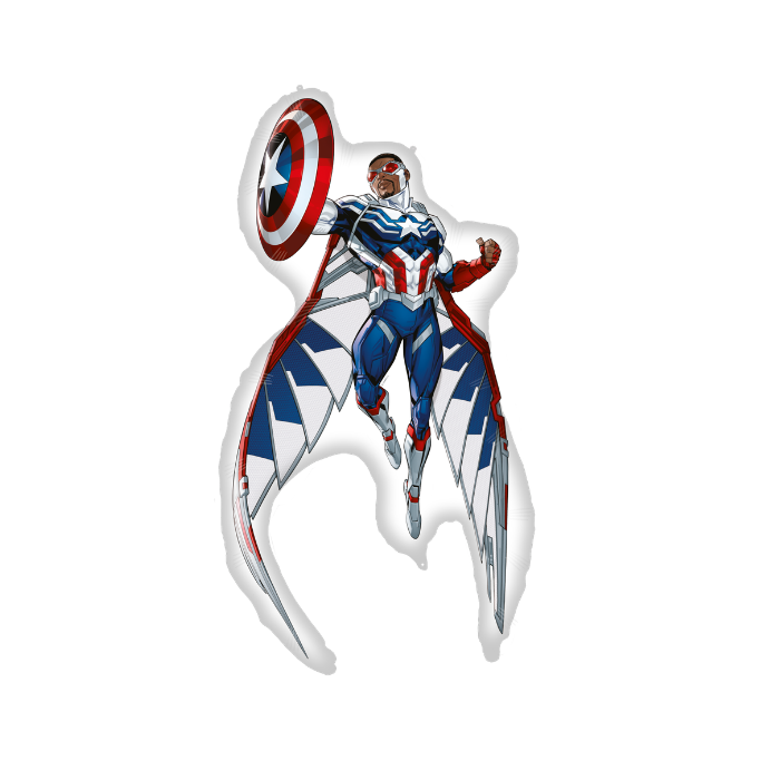 Captain America folieballon 93x62 cm.