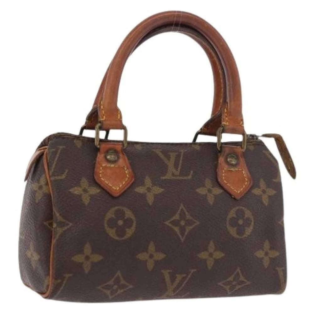 Louis Vuitton Vintage Pre-owned Mini Speedy Håndtaske - Vintage - Dame - Brun - ONE SIZE - Læder