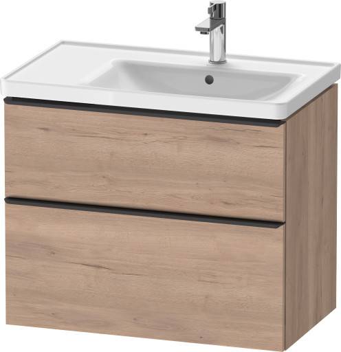 Duravit D-Neo underskab, 78,4x45,2 cm, marmoreret eg/sort