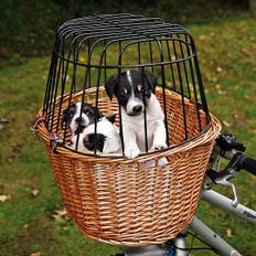 Cykelkurv til små hunde og katte i flet