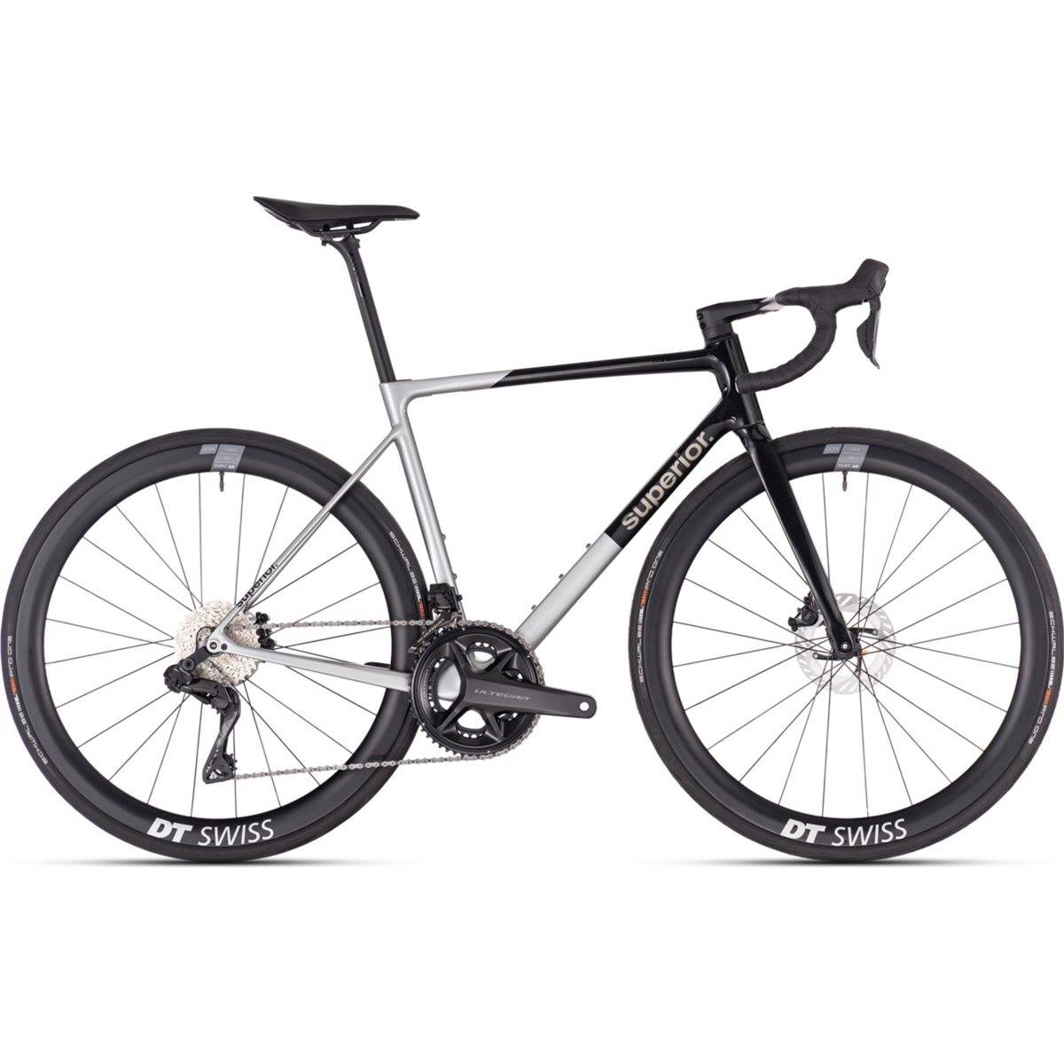 Racercykel allround Superior RR 9.8 Gloss Chrome Silver/Black Metallic - GLOSS CHROME SILVER/BLACK METALLIC (XS)