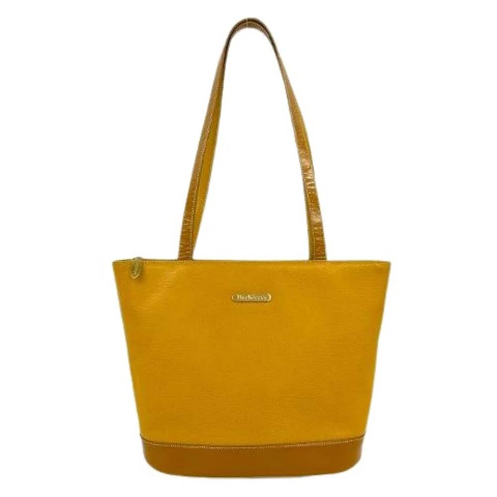 Burberry Vintage - Pre-owned Läder Tote Bag Vintage - Dam - ONE Size - Läder