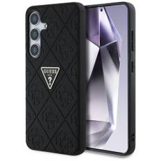 Guess Hot Stamp 4G Pattern Triangle Metal Logo case til Samsung Galaxy S25 - sort