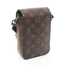 Louis Vuitton Vintage, Vintage , Herre, Brun, ONE SIZE, Uld, Pre-owned Canvas skuldertasker