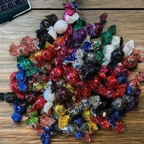 Chokolade: Cocoture Chokoladekugler 1 kg. blandende