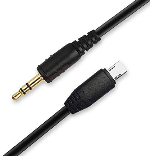 Pixel Off-Camera slutare anslutningskabel 3,5 mm – S2 kamera anslutningskabel kontakt med TW-283-serien för Sony a9, a9m2, a7M2, a7M3, 7RM2, a7RM4, a7SM2, a6600, a6500, RX100M6, RX10M7, HX9999, ,