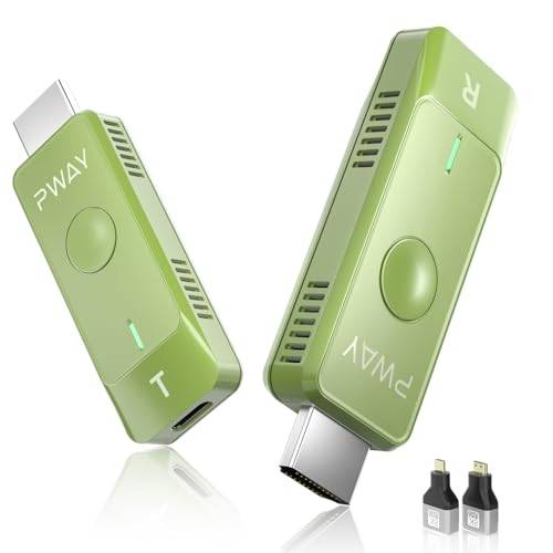 HDMI Wireless, trådlös HDMI-sändare och mottagare, bärbar HDMI Plug & Play 2.4G/5G förlängningssats för video- och ljudströmning på din bärbara bildskärm/PC/TV-box/projektor