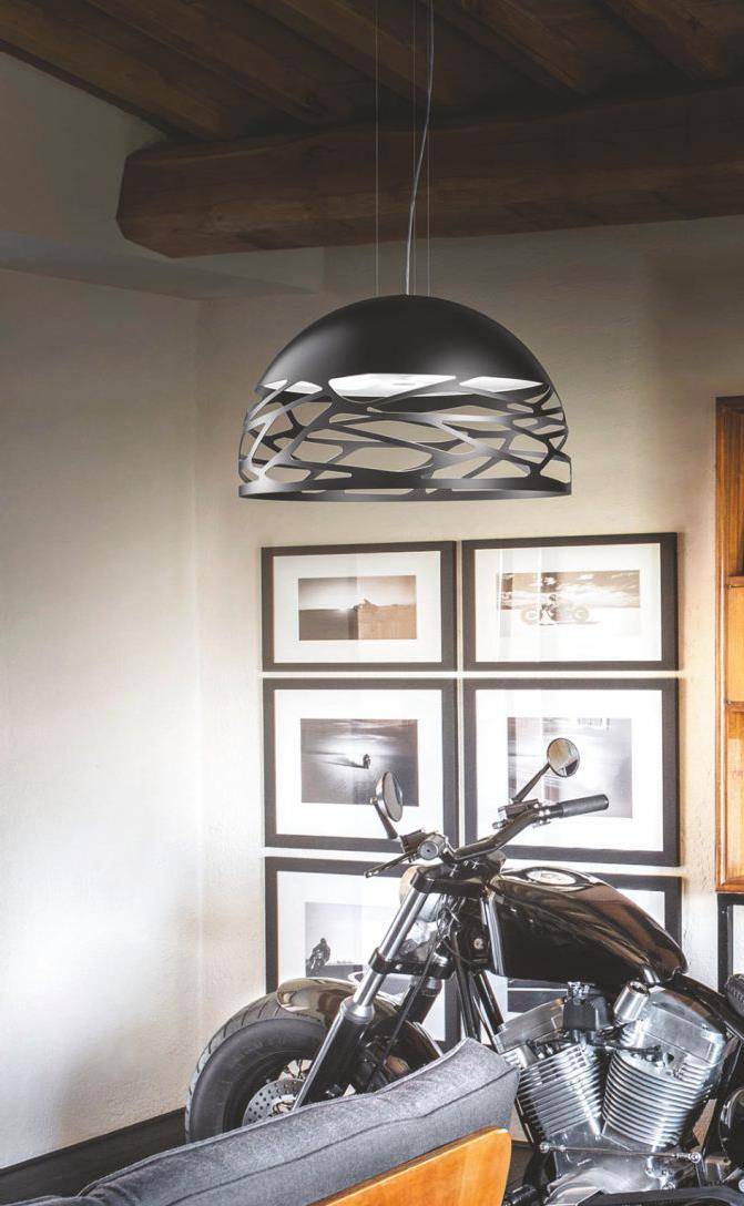 Kelly Small Dome pendel fra Lodes - Mat sort
