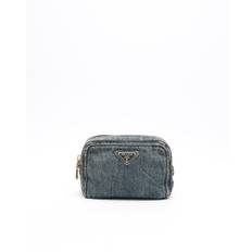 Prada Denim Toiletry Pouch