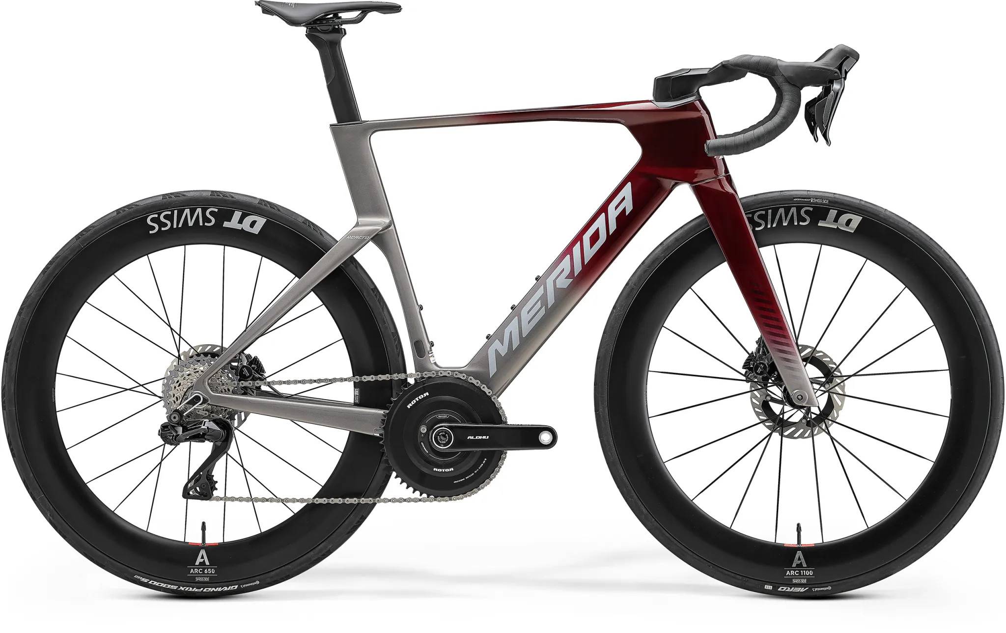 Merida Reacto One Warm Slate Grey Red 59CM