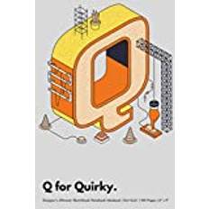 Q for Quirky. Sketchbook.: Designer Dot Grid Sketchbook | 100 Pages | 6"x9"| US Trade Size| Travel Friendly | for designers, artists, creatives, architects, students