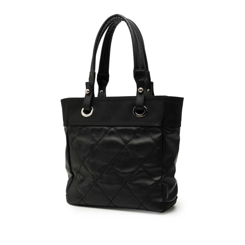 Chanel Vintage Paris Biarritz Stl. - Totebags Från Magasin - Black (L 26cm x W 25cm x D 12cm)
