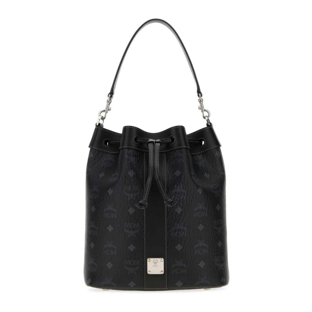 MCM Dessau Skuldertaske - Tasker - Dame - Sort - ONE SIZE - Uld