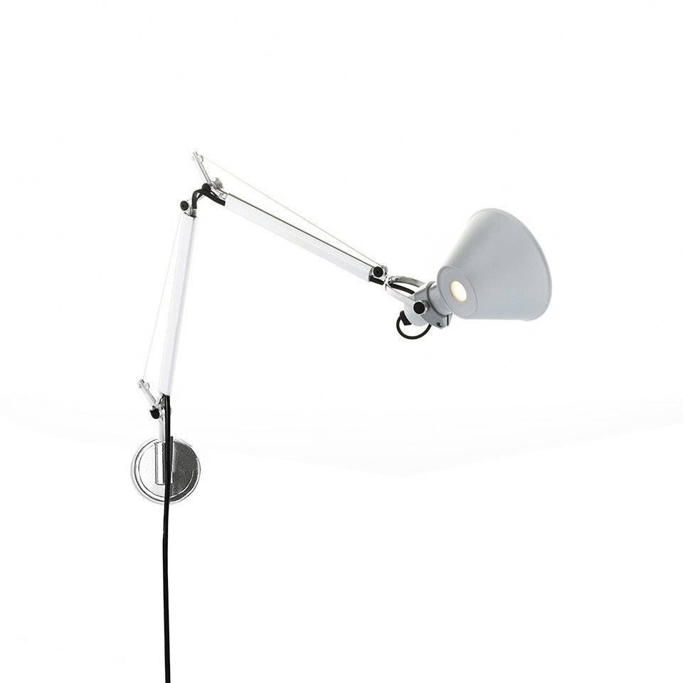 Artemide Tolomeo Micro Vägglampa - Vägglampor Aluminium - 305047+305046