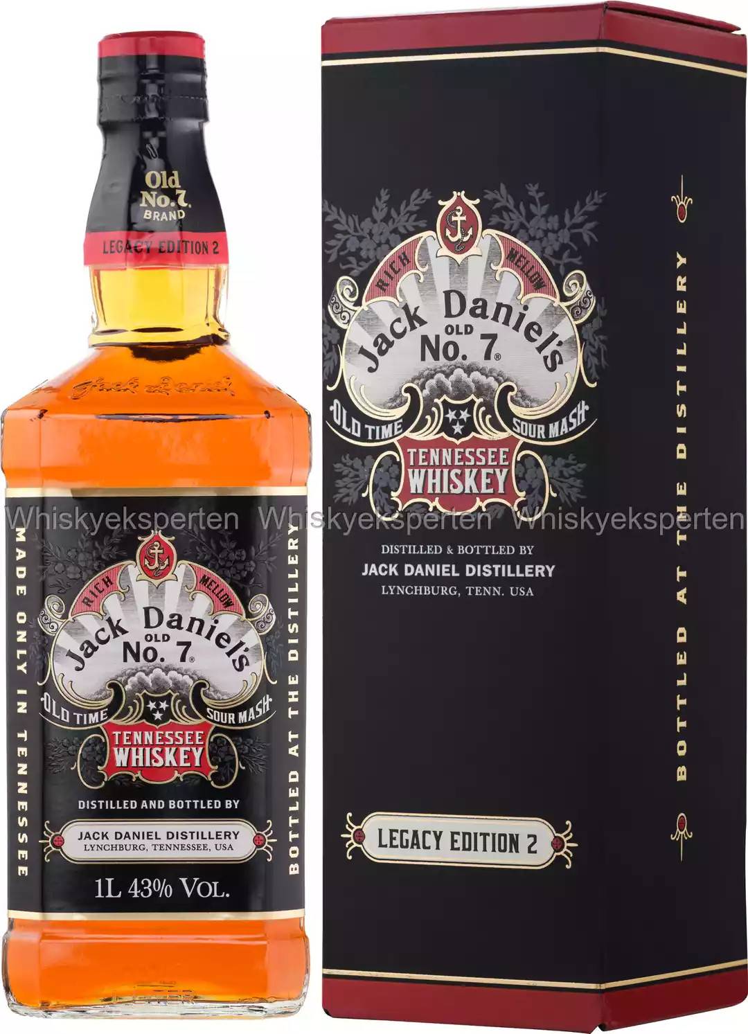 Jack Daniel's Old No. 7 Legacy Edition 2 (1 Liter) 100 cl, 43%