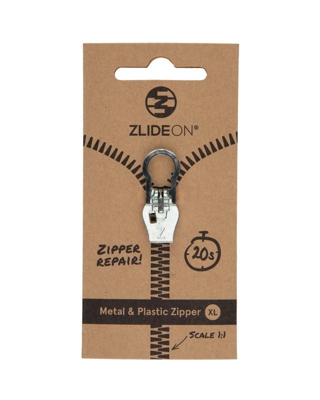 Zlide-on 8A sølv farvet pr. stk.
