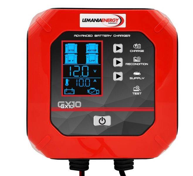 LEMANIA ENERGY GX10 Batteriladdare 230V, 12V