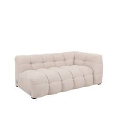 Sleepo Collection - Billie 2-sits Soffmodul Höger Armstöd Beige Bouclé 174cm