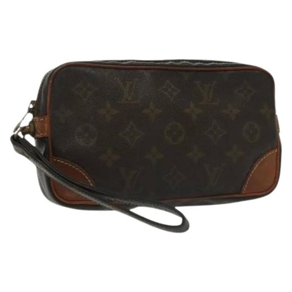 Louis Vuitton Vintage Pre-owned Canvas clutches - Vintage - Dame - Brun - ONE SIZE - Tyl
