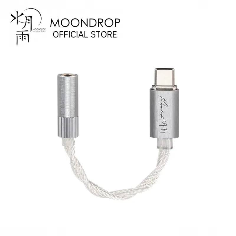 MOONDROP ECHO-A High-Resolution 3.5mm Single-Ended Portable DAC/AMP USB-C Decoder Amplifier - ECHO-A 3.5MM