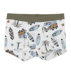 Joha Boxershorts - Off White m. Tryck - Joha - 140 - Boxershorts
