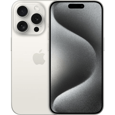 Apple iPhone 15 Pro - 5G smartphone - dual-SIM / Internminne 128 GB - OLED-skärm - 6.1" - 2556 x 1179 pixlar (120 Hz) - 3 st. bakre kameror 48 MP, 12