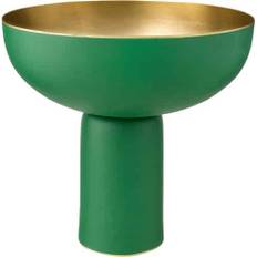 Pip Studio Tray Metal High Matt Green 23 x 24 cm