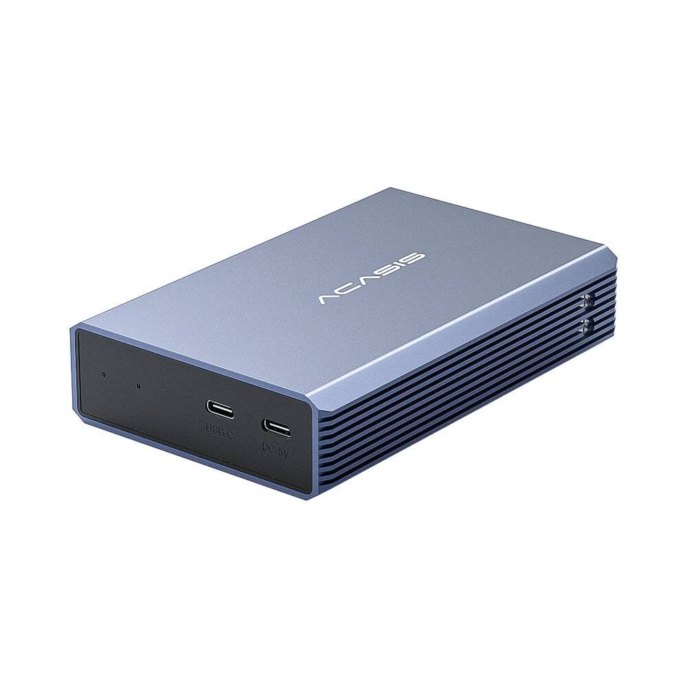 Acasis EC-7352 HDD Case 2,5 tums USB3.0 Dual Bay extern hårddiskkabinett HD Array SATA till USB Hard Disk Array med RAID