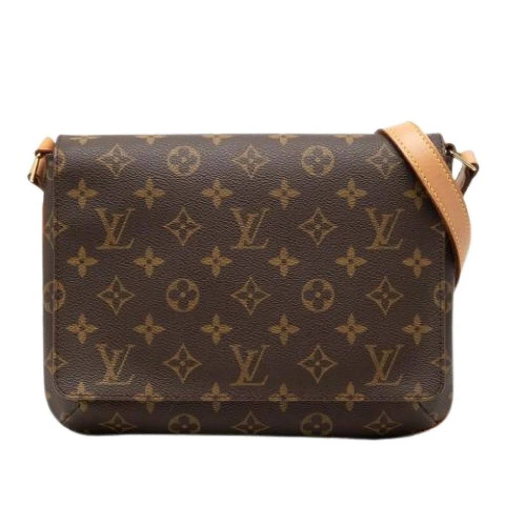 Louis Vuitton Vintage Pre-owned Vintage Monogram Skuldertaske - Vintage - Dame - Brun - ONE SIZE - Uld