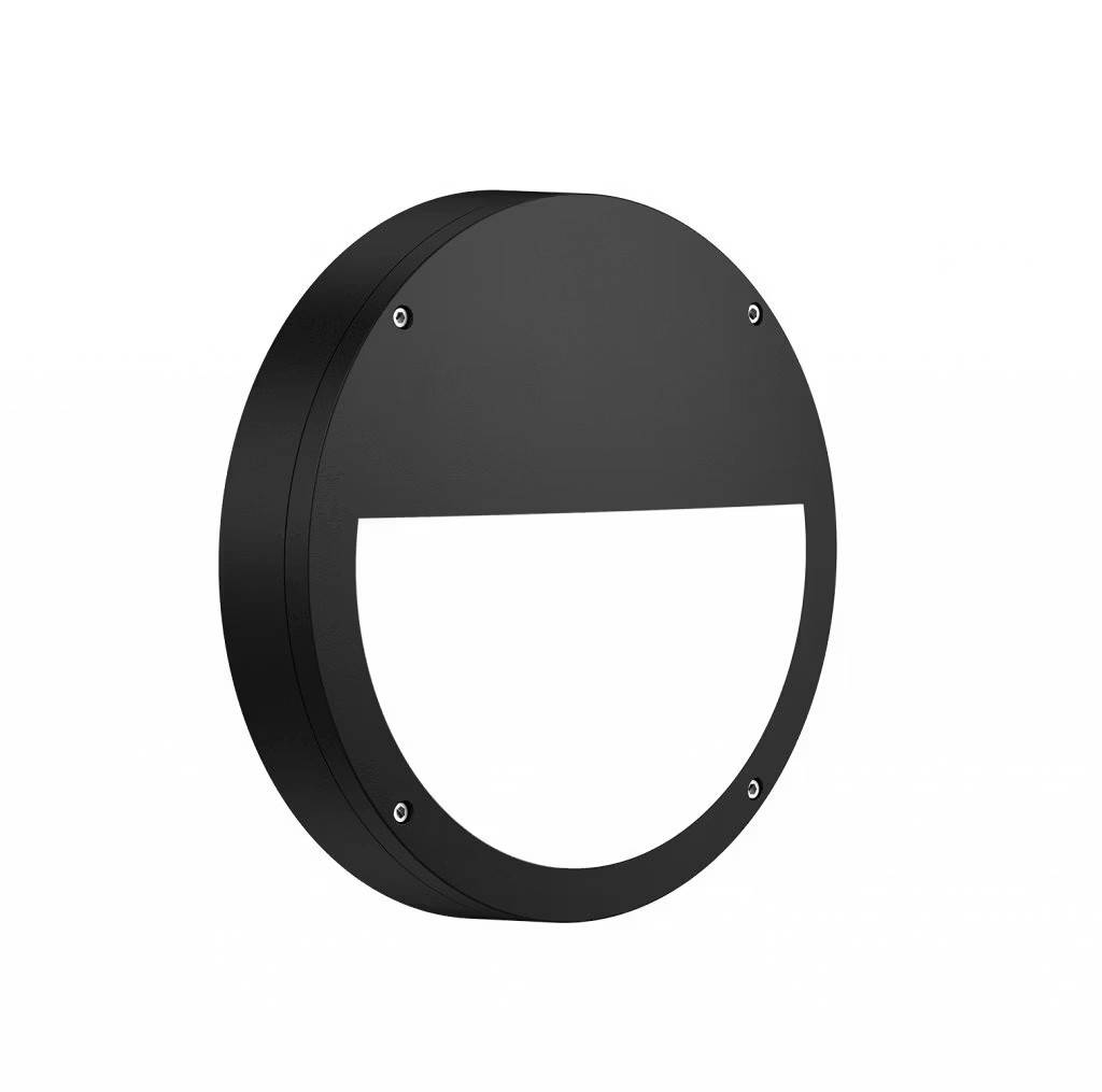 Väggarmatur IP65 12W: Svart utan sensor