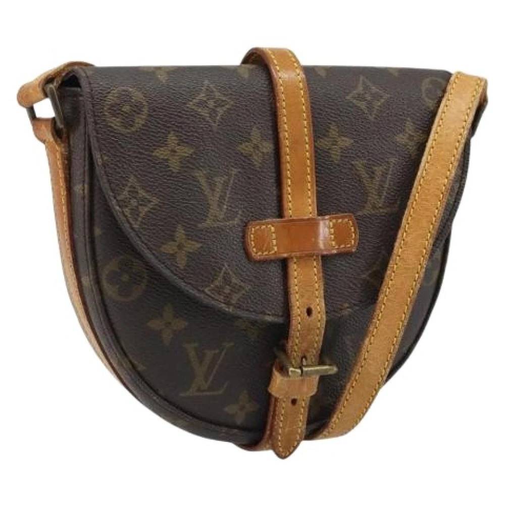 Louis Vuitton Vintage Pre-owned Monogram Canvas Skuldertaske - Vintage - Dame - Brun - ONE SIZE - Uld