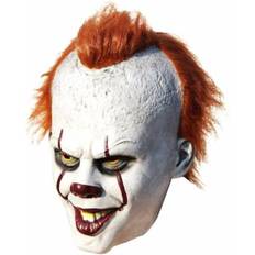 jokeshop Latex IT Klovnemaske Deluxe Halloween Udklædning Pennywise Kostume Skræmmende Karakter