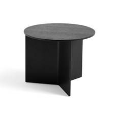 HAY Slit Table Wood Round Black