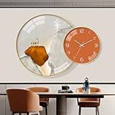 wall clock Hem Väggmonterad klocka Tick Tick Väggdekor Väggmonterad väggklocka Tyst Icke tickande Rund Hemväggmonterad klocka Tick Tick Väggdekor Väggmonterad väggklockor Målning Dekorativ, Moder wall