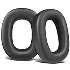 SOULWIT Lammskinn Earpads för Bowers & Wilkins PX8/PX7 S2/PX7 S2e Over-Ear Hörlurar (Passar inte PX7), Öronkudde Earpads Hörlursdynor med Högdensitets Bullerisoleringsskum - Svart