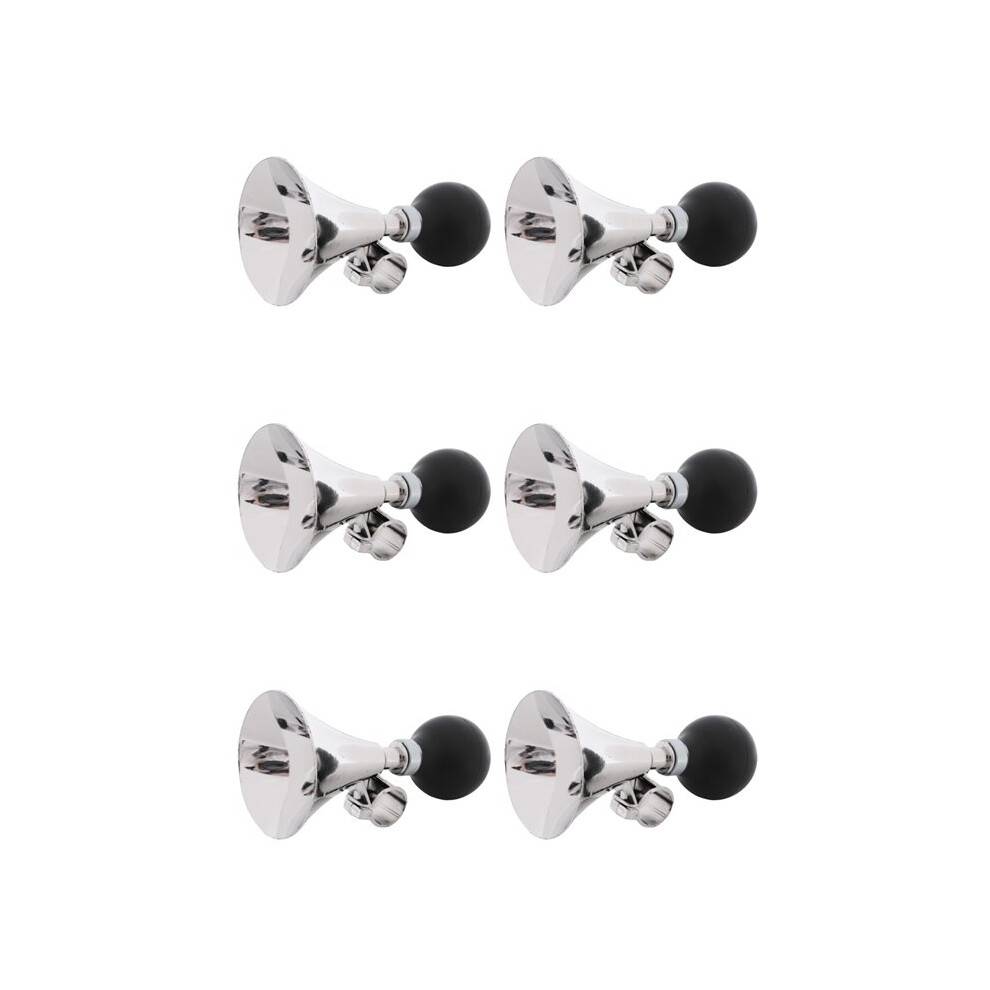 6X UPPERX Black Rubber Bulb 21mm Dia Handlebar Bike Bicycle Air Horn Bugle Trumpet
