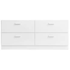 String Stringhylla Relief Byrå Låg Med Sockel Vit - Byråer Mdf Vit - 390083-390098