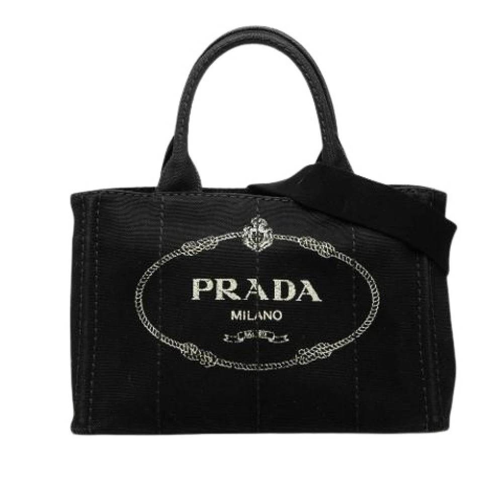 Prada Vintage Pre-owned Vintage Taske - Vintage - Dame - Sort - ONE SIZE - Uld