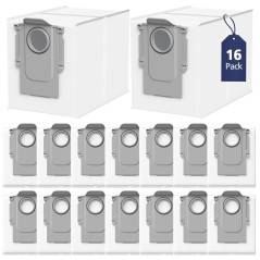 Roborock 16-pak Støvposer til QV35A/35S / Saros 10/10R / Qrevo Master/Curv/S5V/S/Pro/Slim/Edge/MaxV / S8 MaxV Ultra.