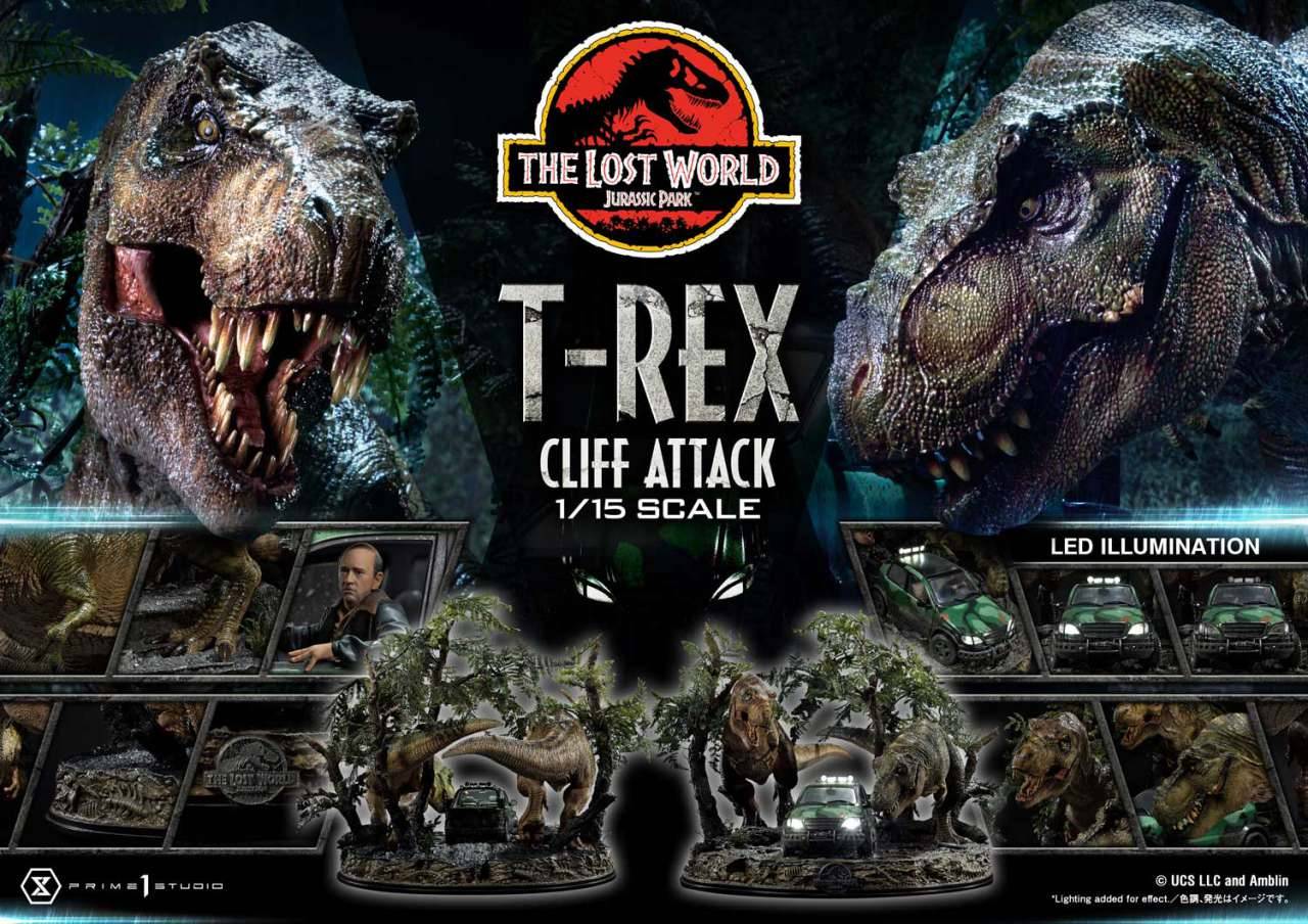 JP Lost World T-Rex Cliff Attack Bonus - Exciting Adventure for Your Collection