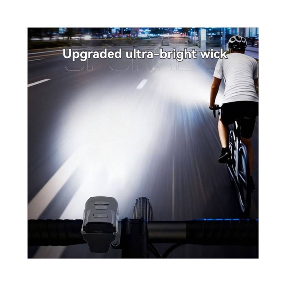 Bicycle Front Light Bicycle Light Waterproof Bike Flashlight Rechargeable Bike Lamp Automatic Sensor Bike Accessories