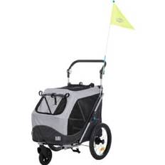 Trixie Cykeltrailer og løbetrailer til hunde 63 x 95 x 90 -132 cm op til 22 kg