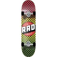 RAD Checkers Progressive Komplet Skateboard - Rasta, Rasta / 7.5"