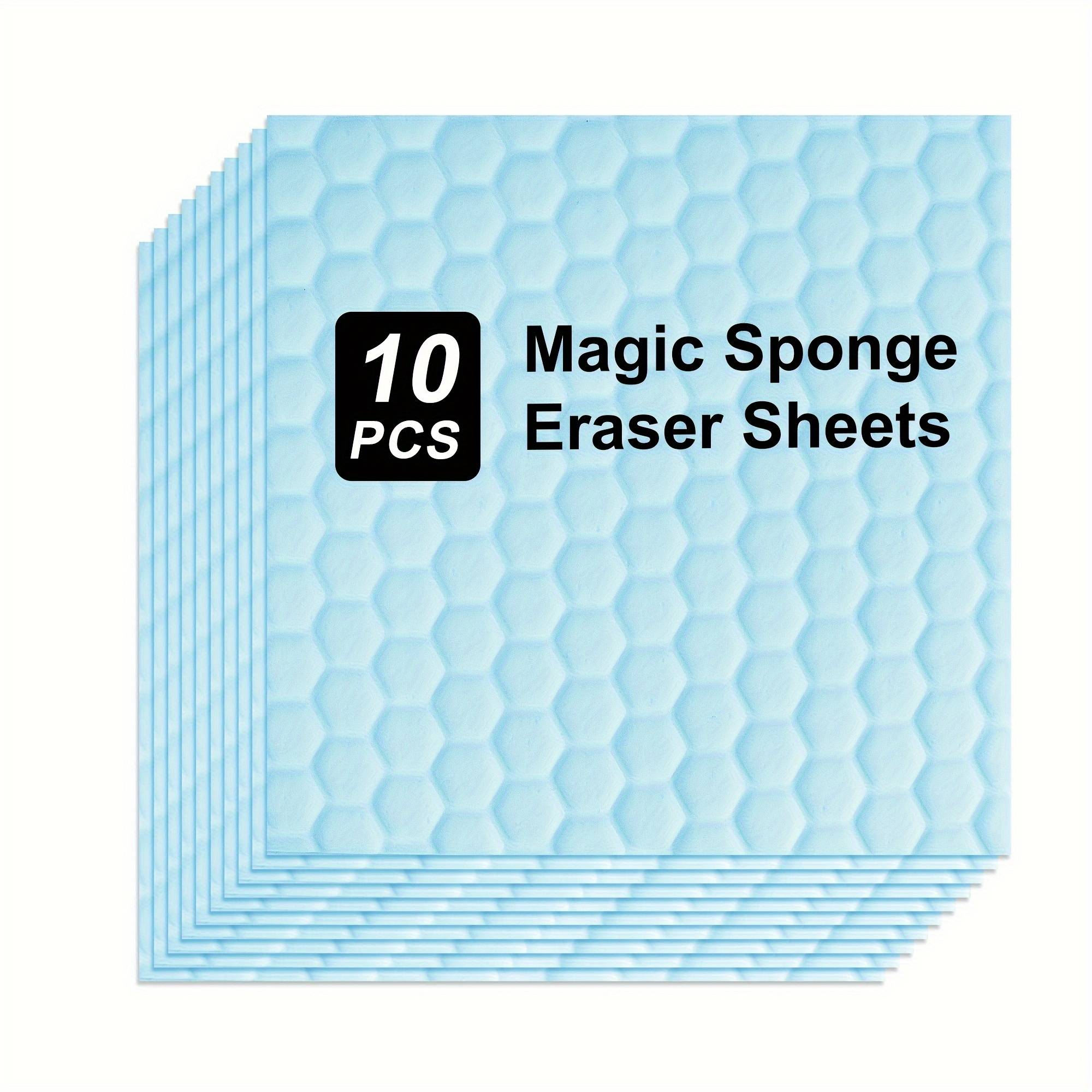 10pcs Eraser Cleaning Cloth Dish Cloth, 2x Density Super Sponge, Multi-functional Household Cleaning Pad, Used For Bathroom Furniture Floor Wall Cleaner, Non-scratch Scrubbing Foam