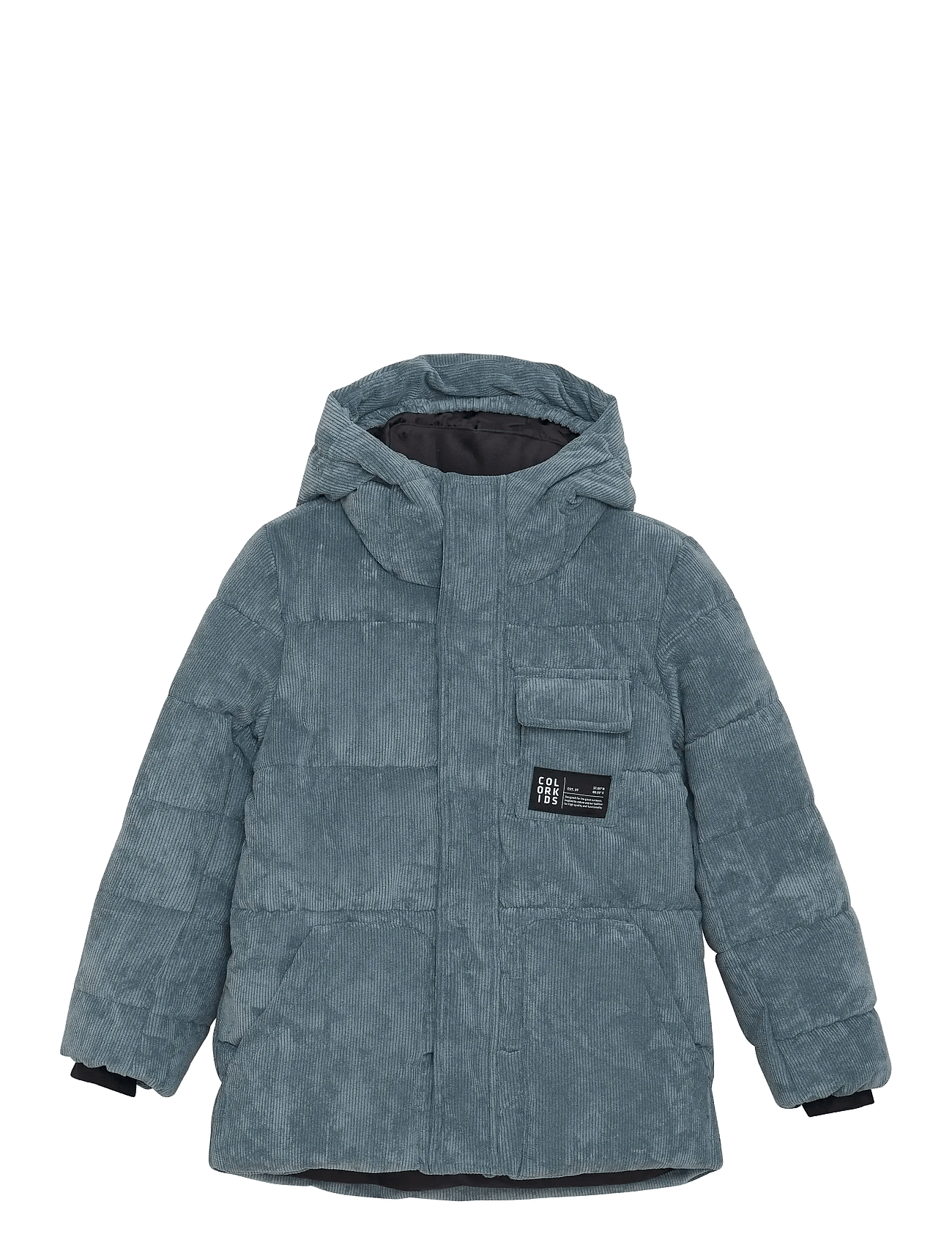COLOR KIDS Jr. Puffer Jacket - Corduroy | Blue | 110