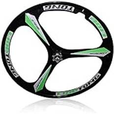 Mountain MTB cykelhjulsset L&WB 66 tum hjul hjul framcykel hjulset, 3-ekrar mountainbike integrerat bakhjul set skivbroms magnesium legering hjulset, blå