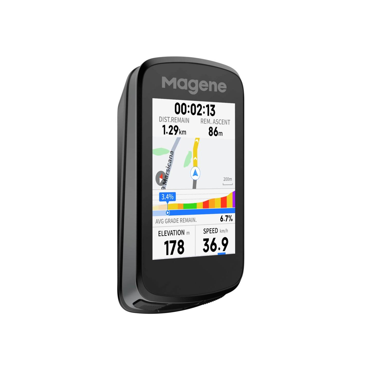 Magene C606 v2 Cykeldator 2,8" Skärm, 15-25t batteri, m/GPS, 107g
