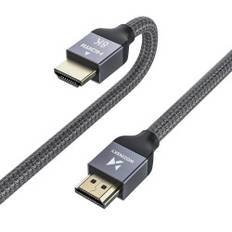 Kabel HDMI 2.1 8K 60 Hz 48 Gbps 4K 120 Hz 2K 144 Hz 3 m sølv