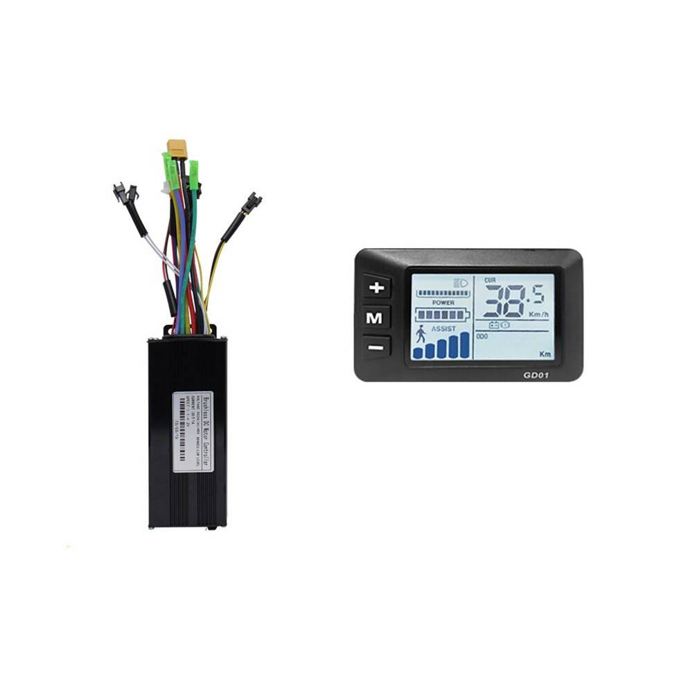 Elcykel 36V/48V 30A 750W 1000W 2 Modell Sinewave Controller Ebike GD01 Display Ebike Conversion Kit